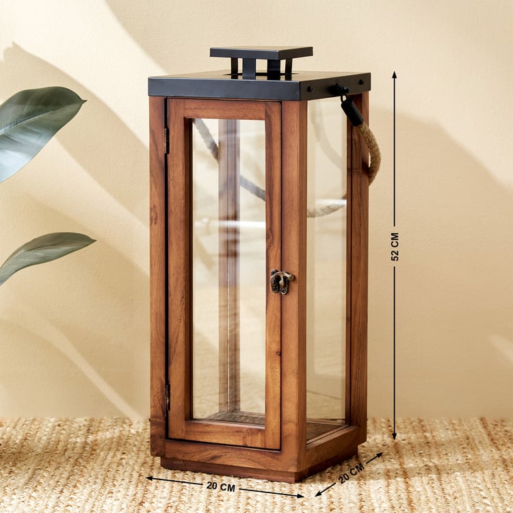 Selena Accord Wooden Lantern