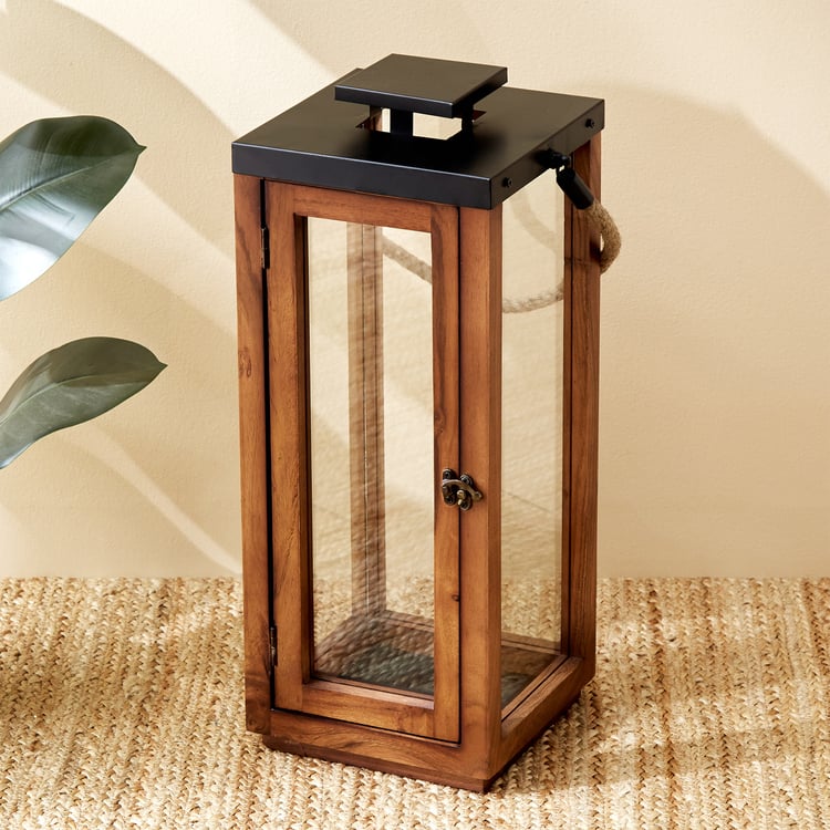 Selena Accord Wooden Lantern