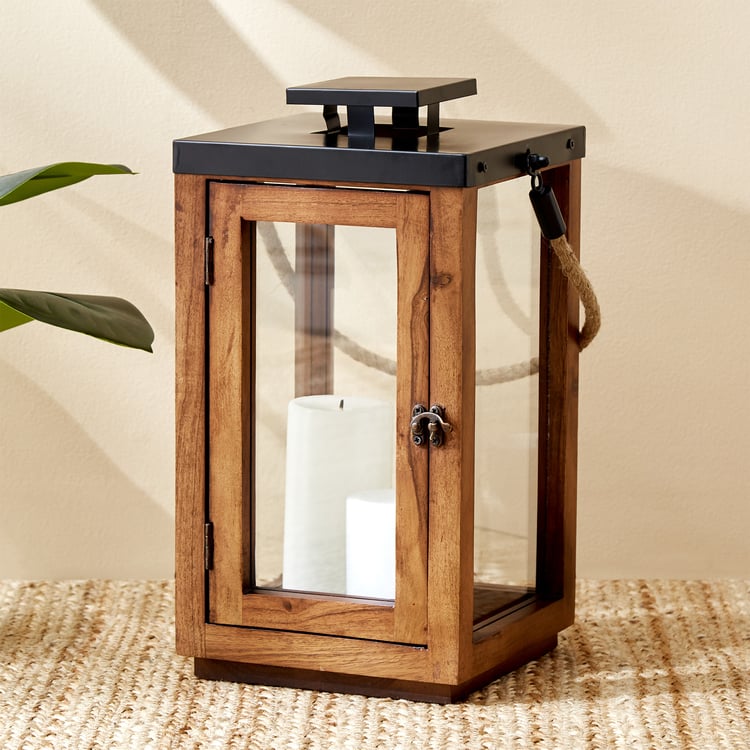 Selena Accord Wooden Lantern