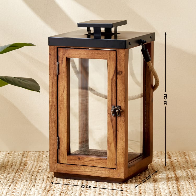 Selena Accord Wooden Lantern