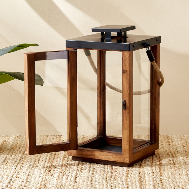 Selena Accord Wooden Lantern