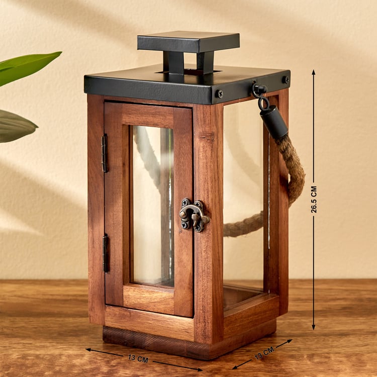 Selena Accord Wooden Lantern