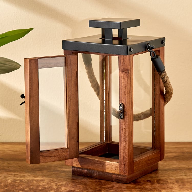 Selena Accord Wooden Lantern