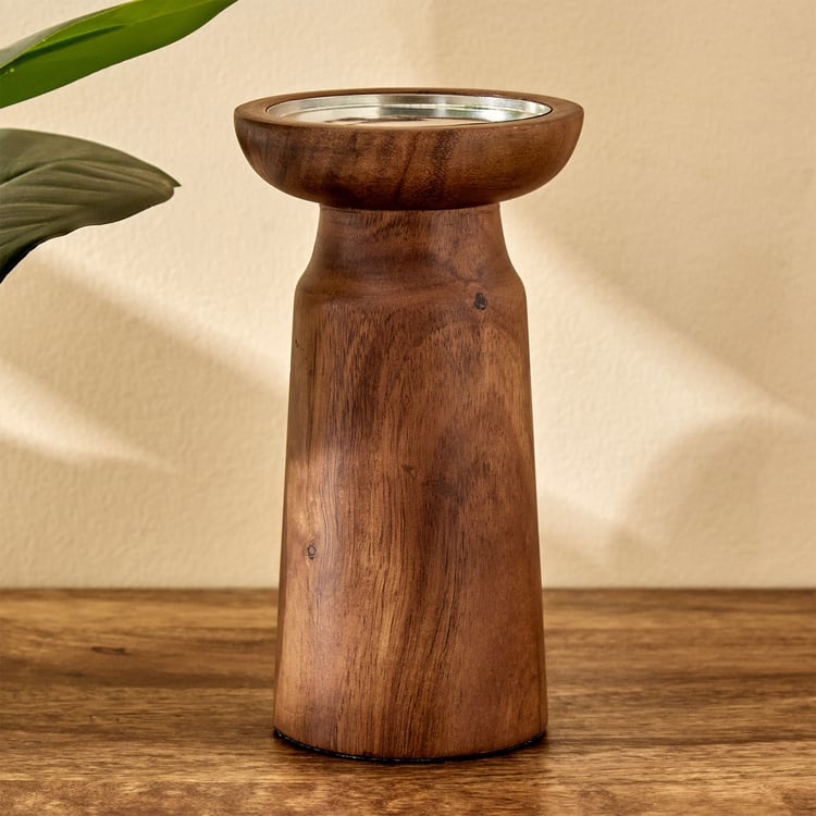 Selena Accord Wooden Candle Holder