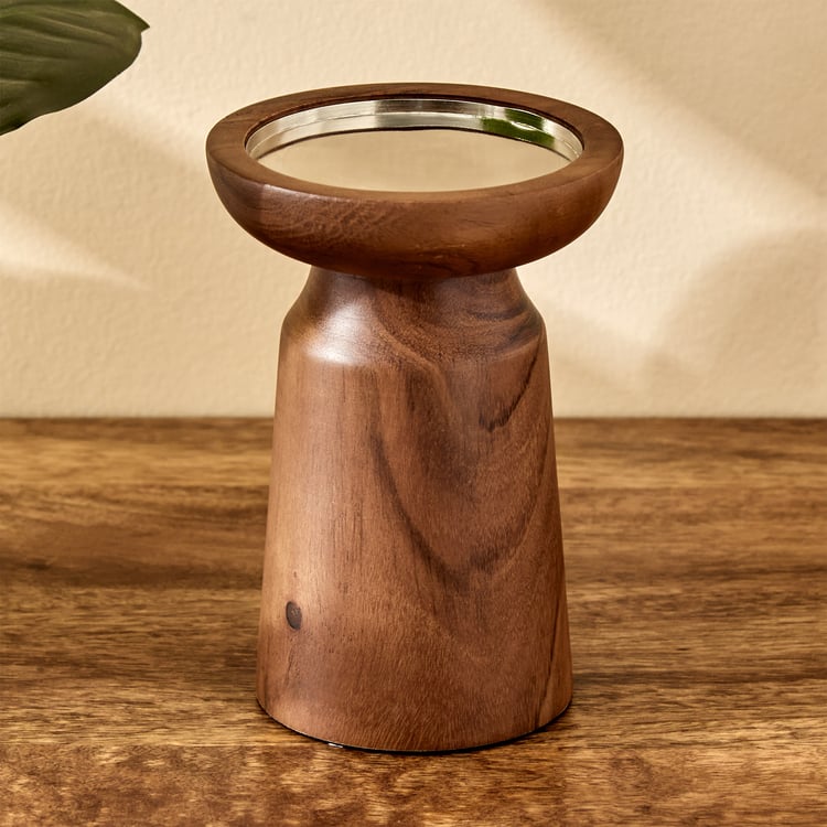 Selena Accord Wooden Candle Holder