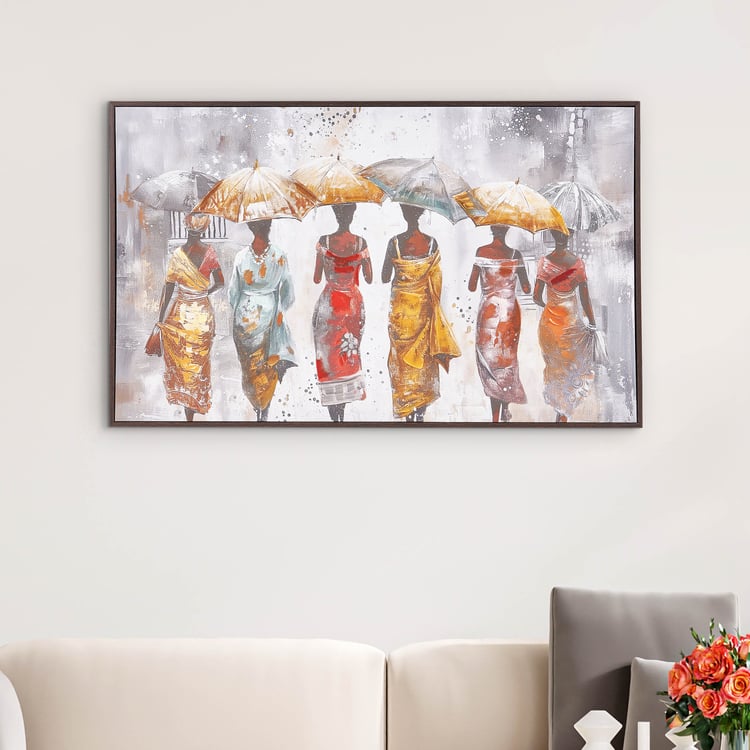 Artistry African Women Wooden Picture Frame - 100x60cm