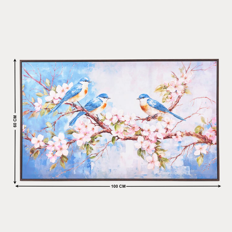 Artistry Cherry Blossom Wooden Picture Frame - 100x60cm