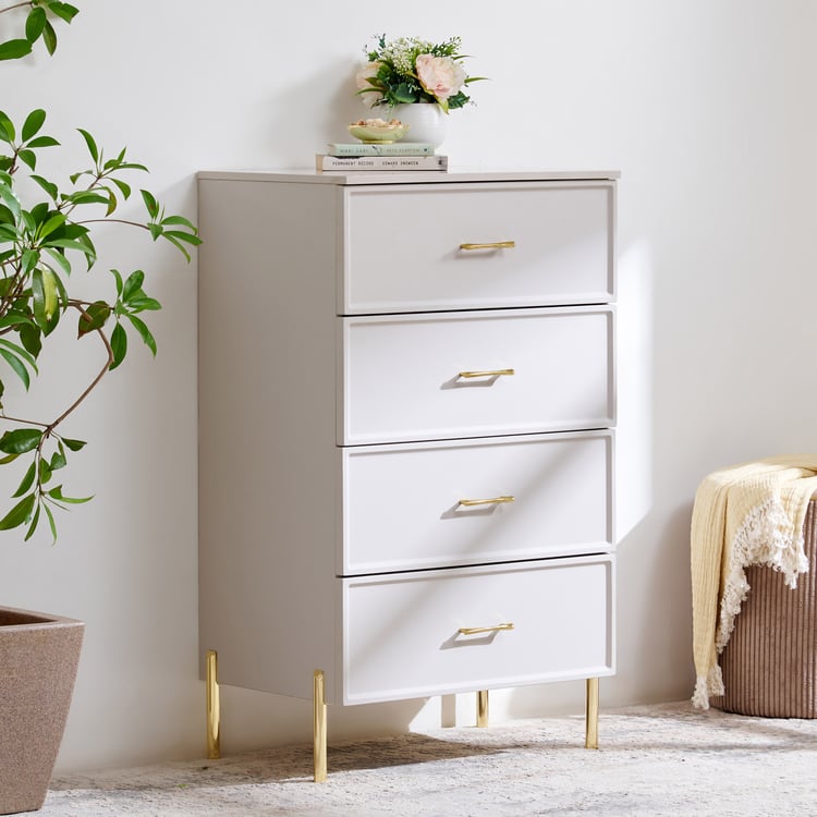 Stellar Chest of 4 Drawers - Grey