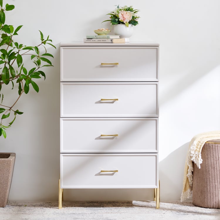 Stellar Chest of 4 Drawers - Grey