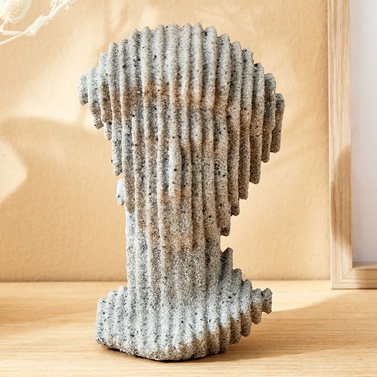Amida Cole Polyresin Lady On Block Figurine