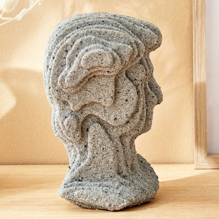 Amida Cole Polyresin Lady On Block Figurine