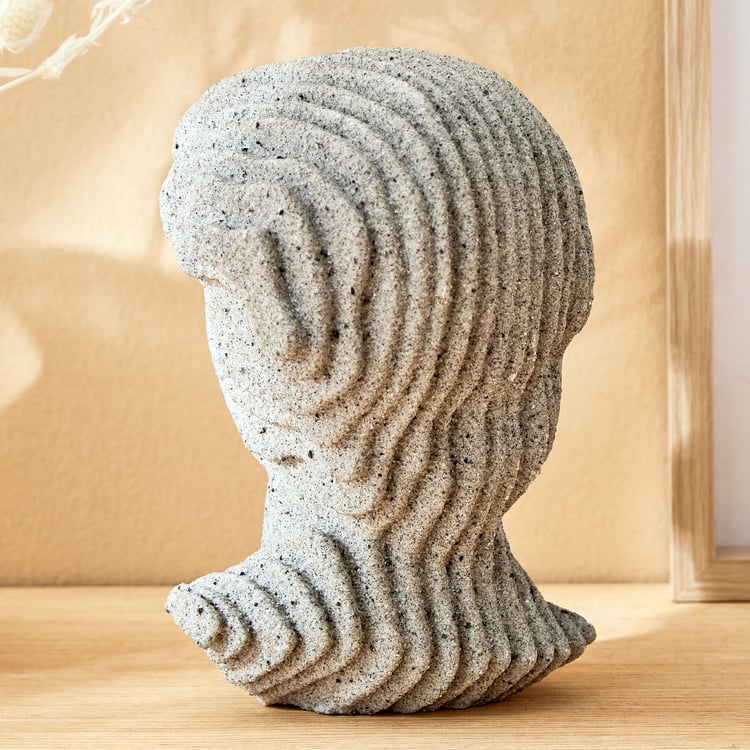 Amida Cole Polyresin Lady On Block Figurine