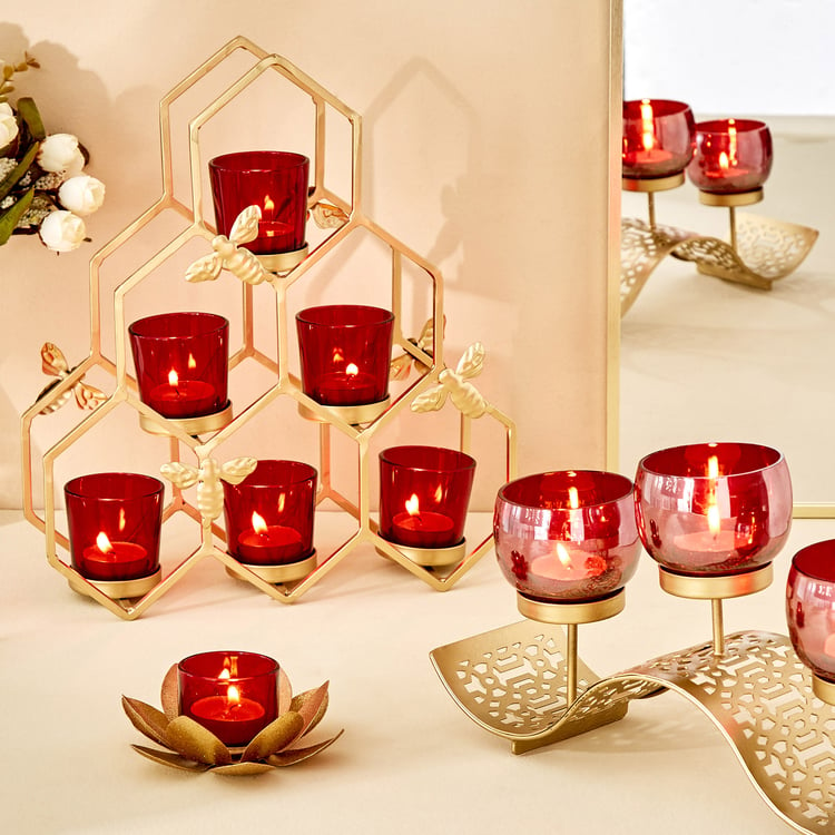 Corsica Fiesta Glass Multi Tier Votive Holders