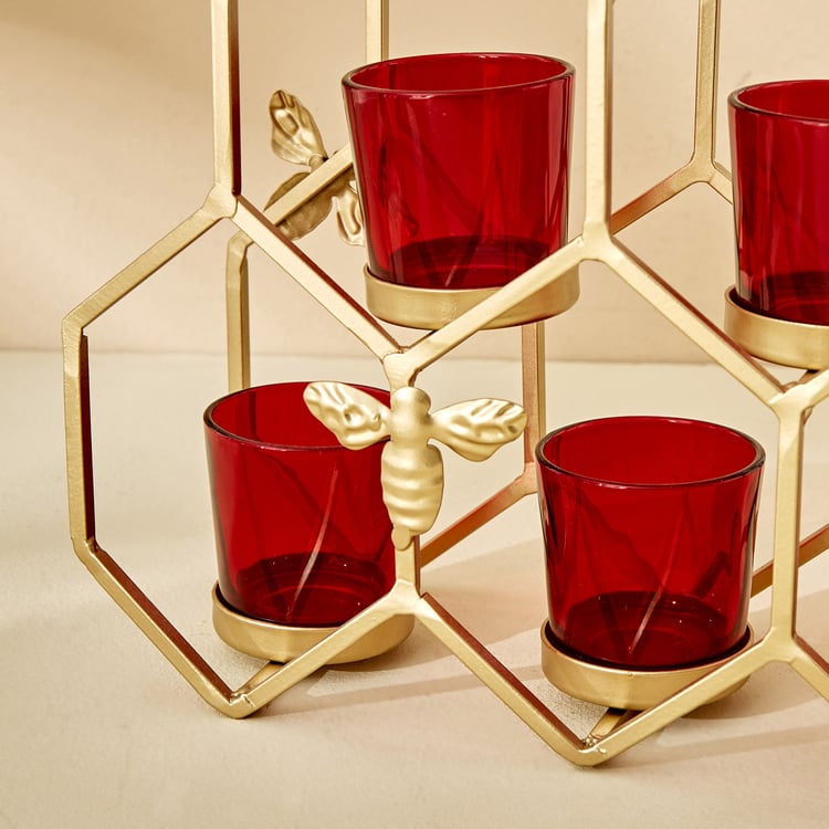 Corsica Fiesta Glass Multi Tier Votive Holders