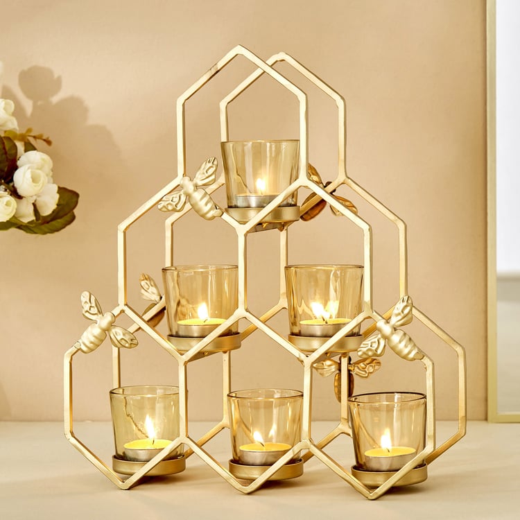 Corsica Fiesta Glass Multi Tiered Votive Holders