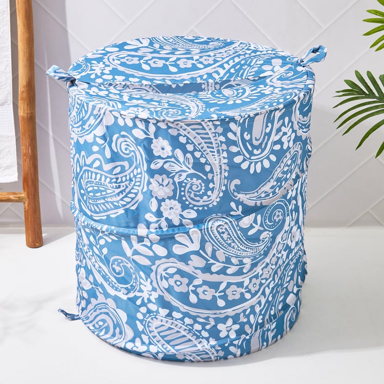 Mekong Kalmyk Printed Collapsible Laundry Hamper