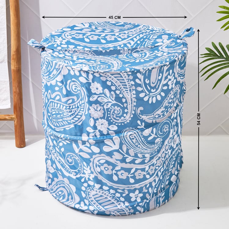 Mekong Kalmyk Printed Collapsible Laundry Hamper