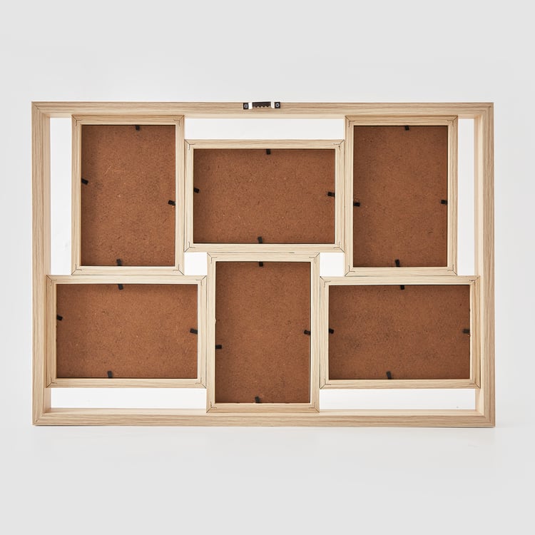 Photomontage Wooden Multi Photo Frame - 49x34.5cm