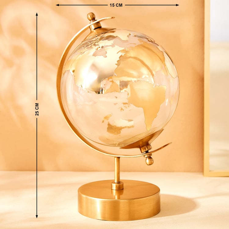 Blanco Metal Globe Table Accent