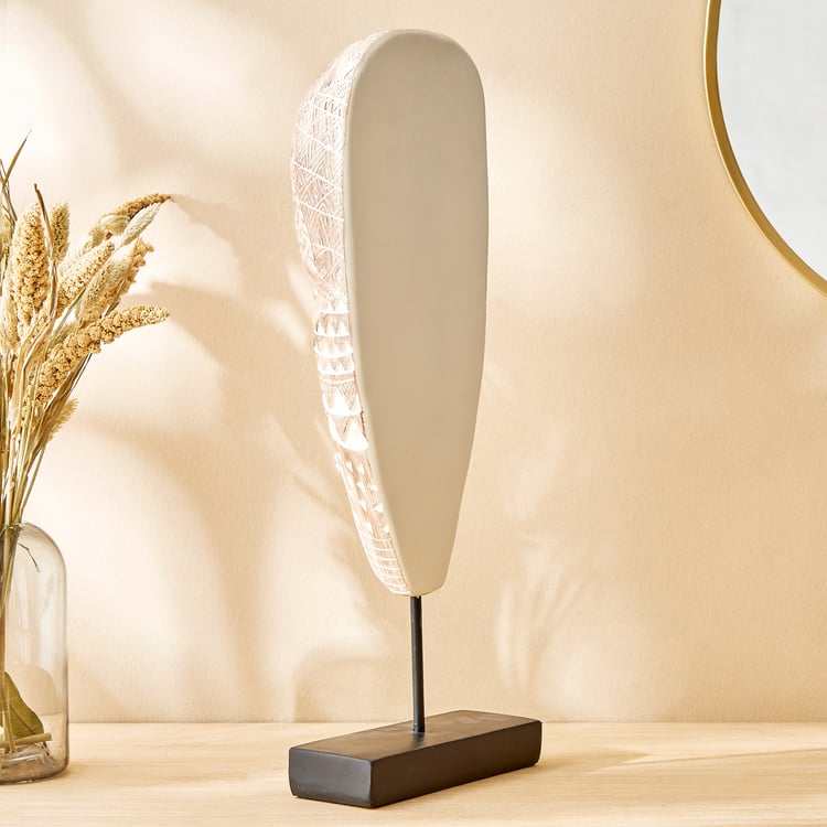 Toltec Tyler Polyresin Face Mask Table Accent