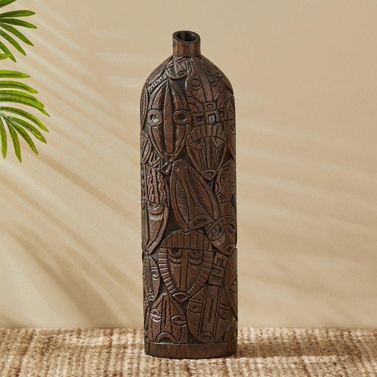 Toltec Liam Polyresin Vase