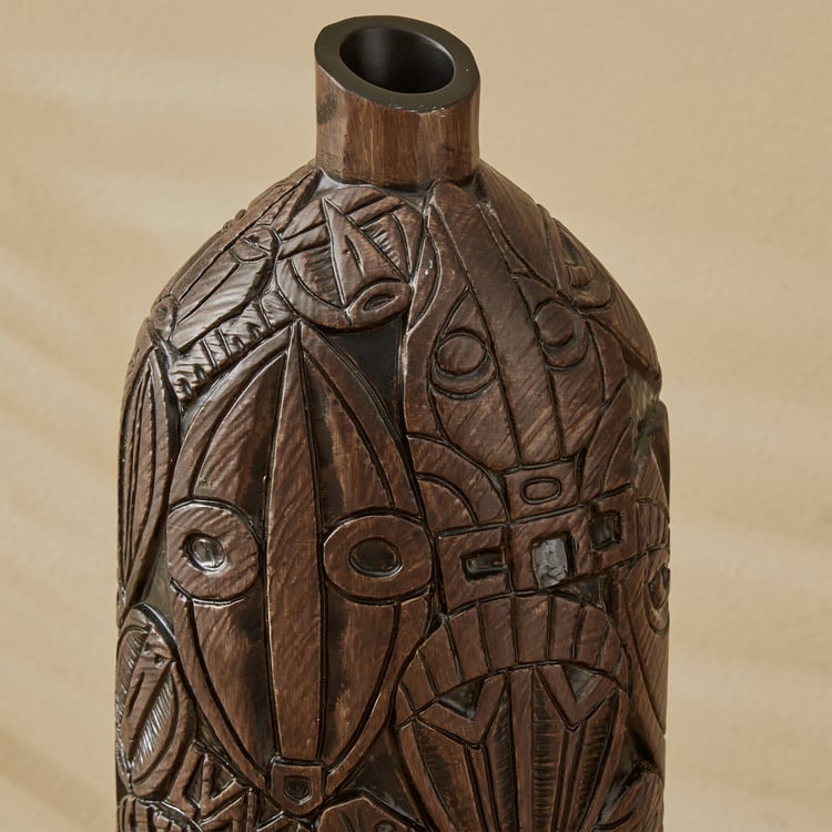 Toltec Liam Polyresin Vase