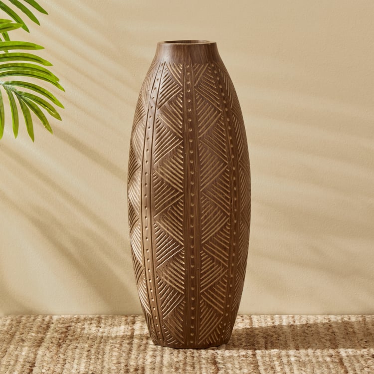 Toltec Arjen Polyresin Vase