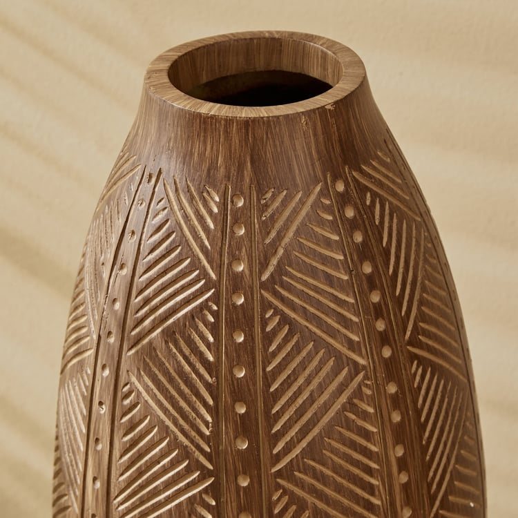 Toltec Arjen Polyresin Vase