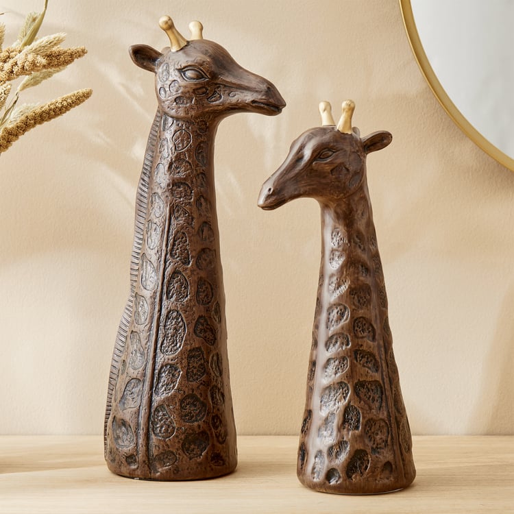 Toltec Arjen Polyresin Giraffe Figurine