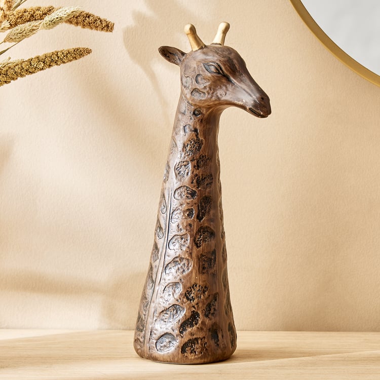 Toltec Arjen Polyresin Giraffe Figurine