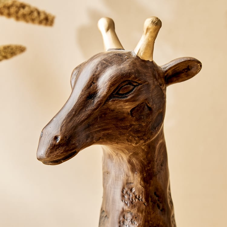 Toltec Arjen Polyresin Giraffe Figurine