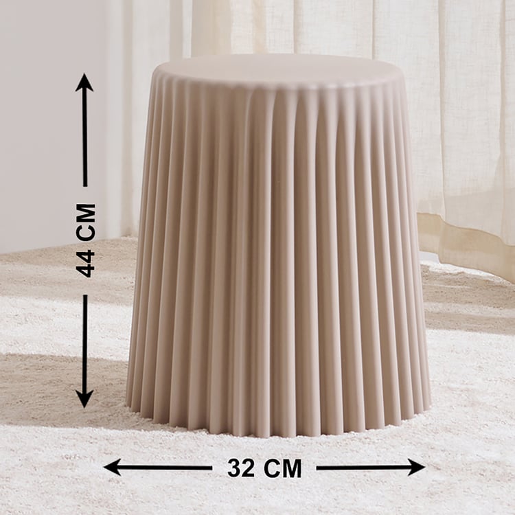 Birley Polypropylene Stool - Beige