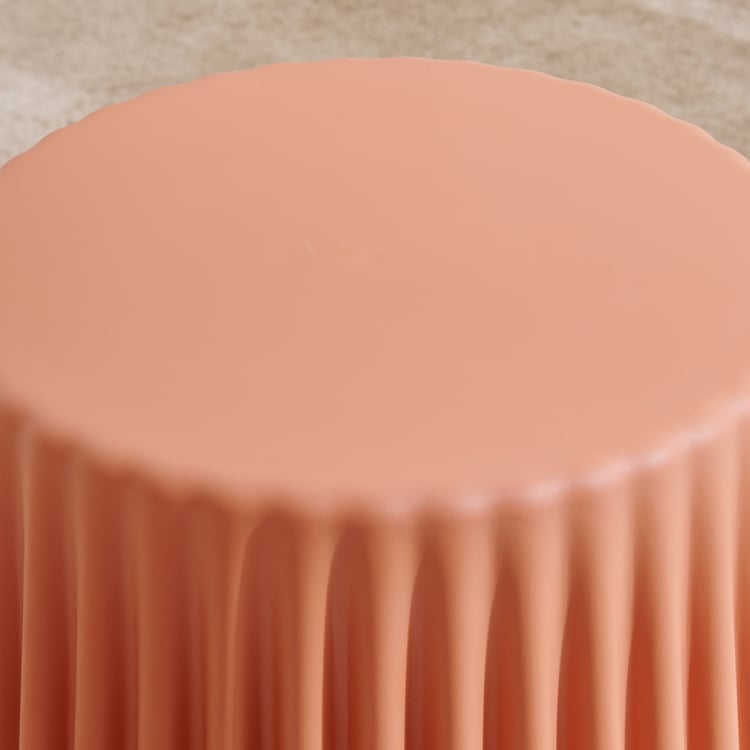 Birley Polypropylene Stool - Peach