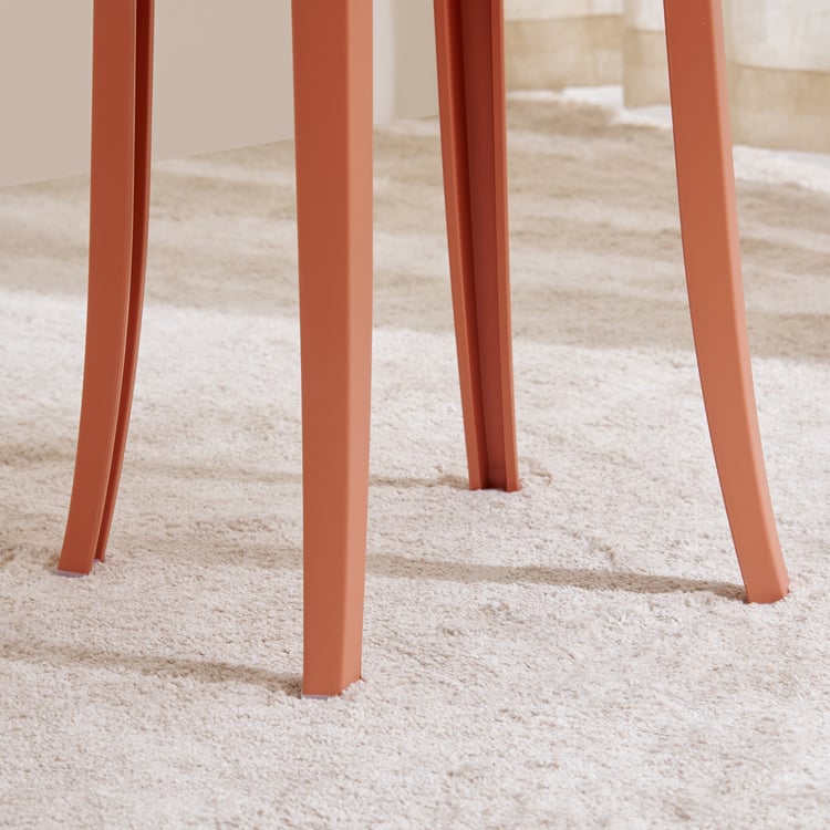 Chesley Polypropylene Stool - Orange