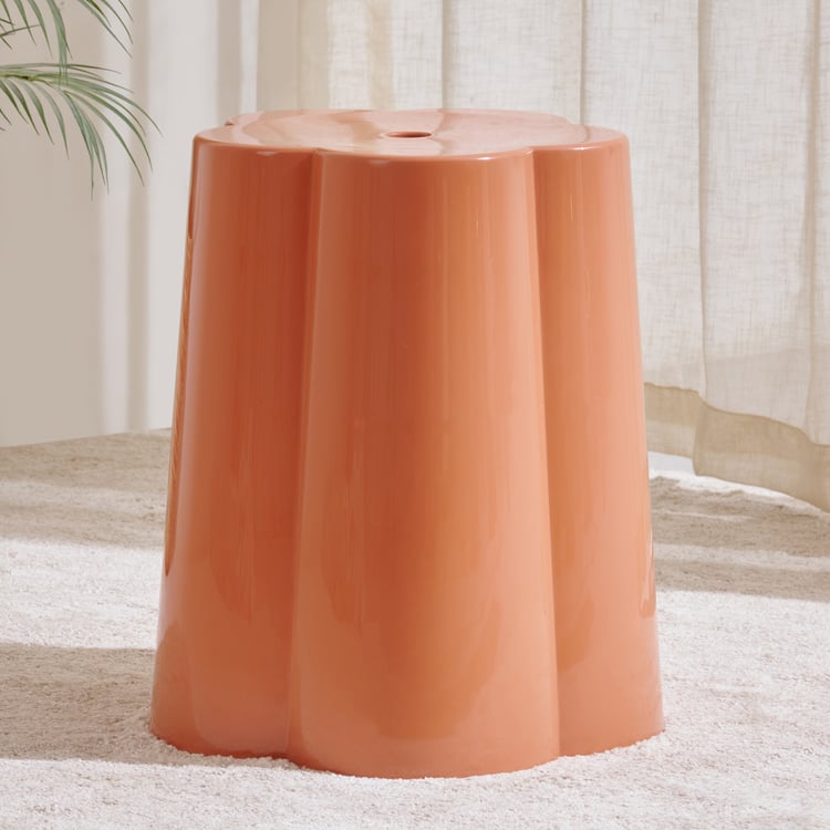 Rosalyn Polypropylene Stool - Orange