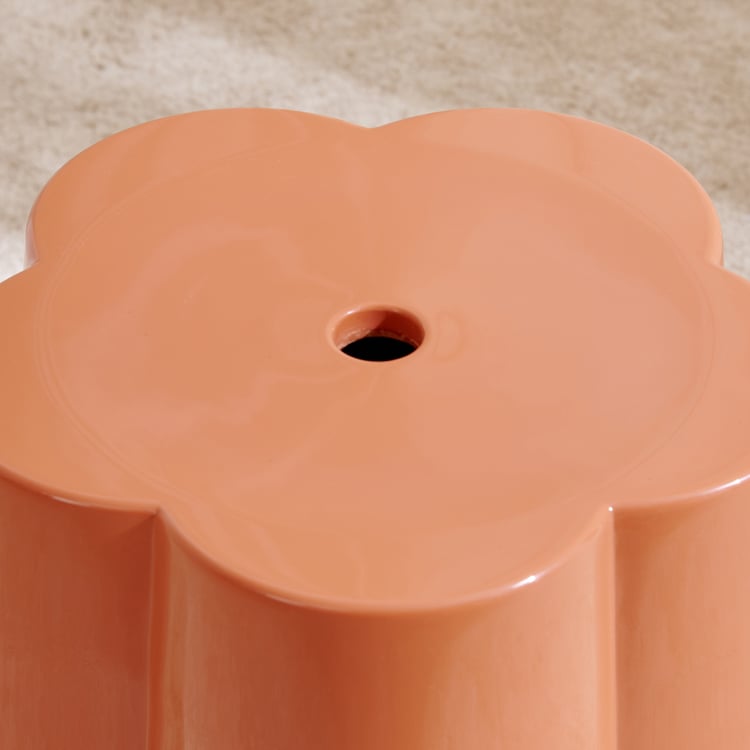 Rosalyn Polypropylene Stool - Orange