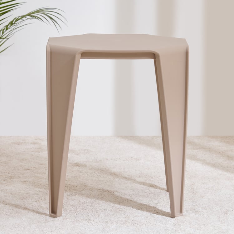 Winfield Polypropylene Stool - Beige