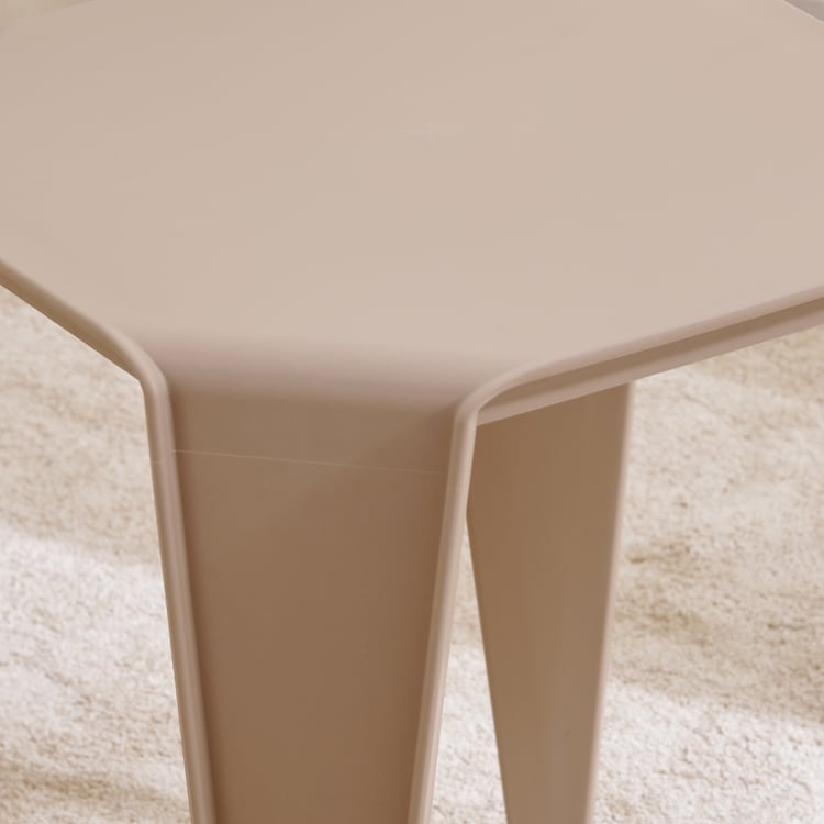 Winfield Polypropylene Stool - Beige