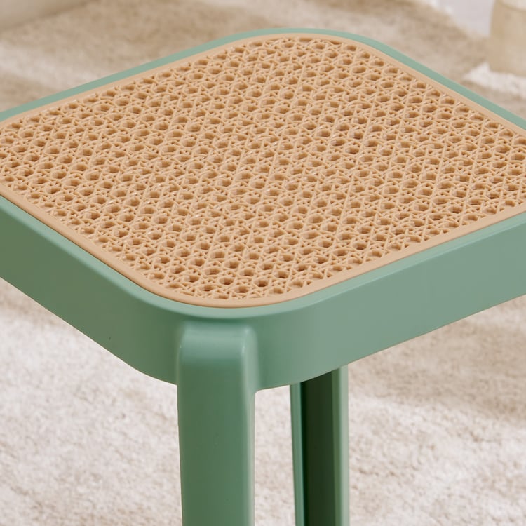 Wren Polypropylene Stool - Green