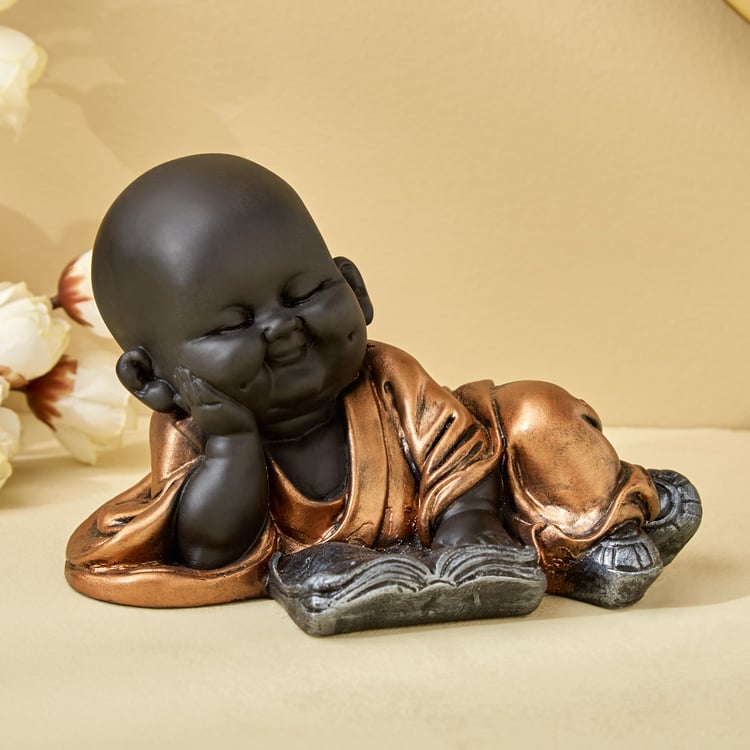 Corsica Fiesta Polyresin Monk Reading Pose Figurine