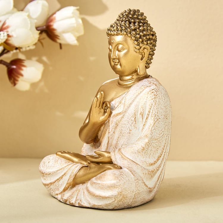 Corsica Fiesta Set of 3 Polyresin Buddha Figurines