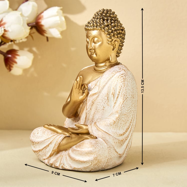 Corsica Fiesta Set of 3 Polyresin Buddha Figurines