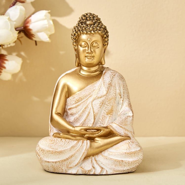 Corsica Fiesta Set of 3 Polyresin Buddha Figurines