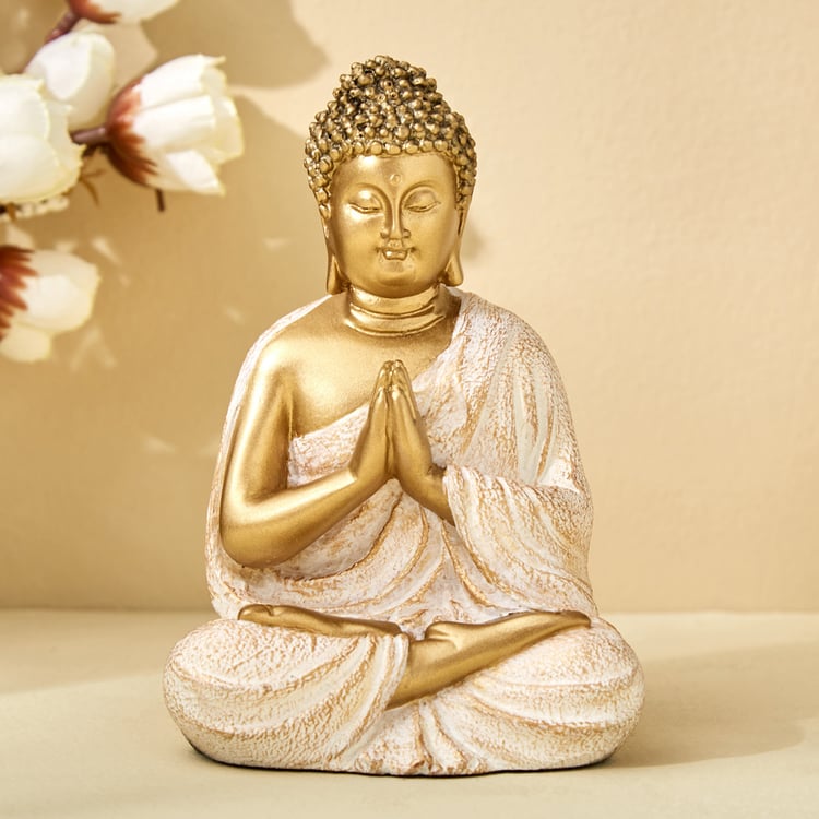 Corsica Fiesta Set of 3 Polyresin Buddha Figurines