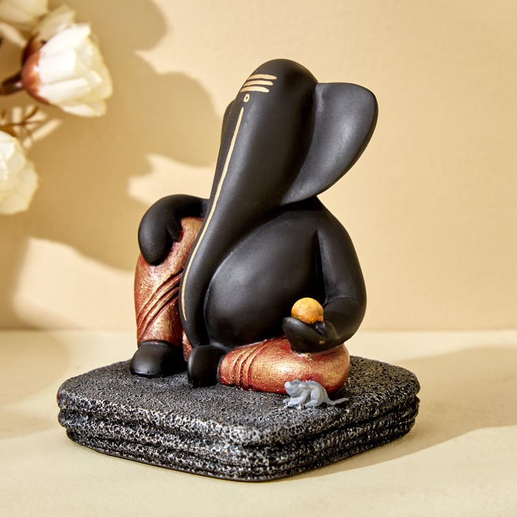 Corsica Fiesta Polyresin Ganesha Figurine