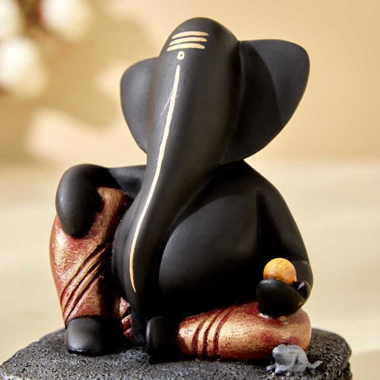 Corsica Fiesta Polyresin Ganesha Figurine