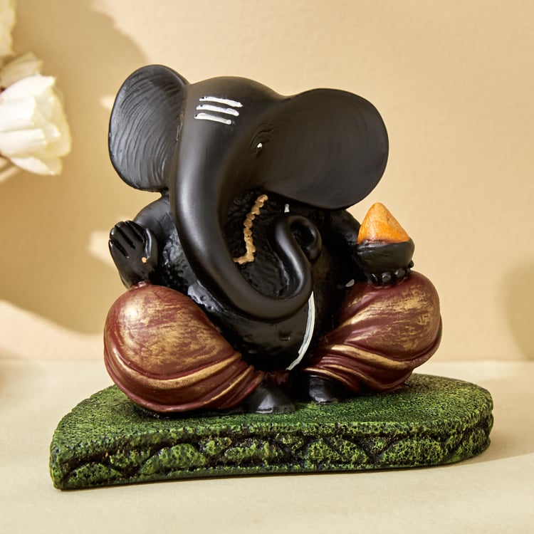 Corsica Fiesta Polyresin Ganesha Figurine