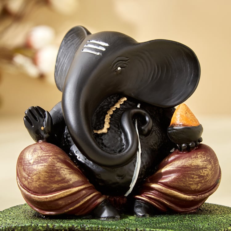 Corsica Fiesta Polyresin Ganesha Figurine