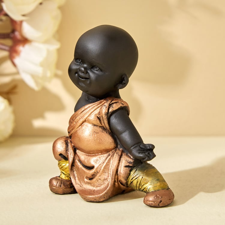 Corsica Fiesta Polyresin Monk Kung Fu Figurine