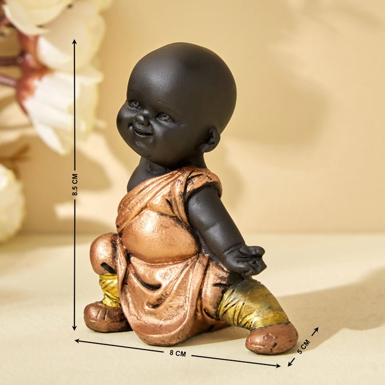 Corsica Fiesta Polyresin Monk Kung Fu Figurine